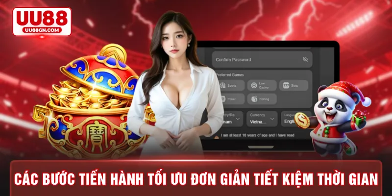 Các bước tiến hành được tối ưu đơn giản và tiết kiệm thời gian