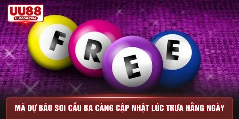 Mã dự báo soi cầu ba càng cập nhật lúc trưa hằng ngày